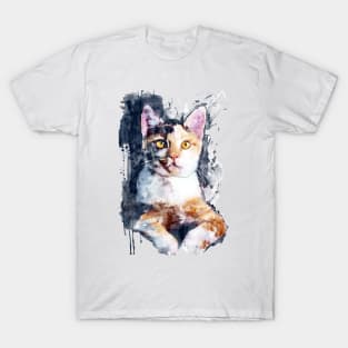 Tabby Cat Portrait T-Shirt